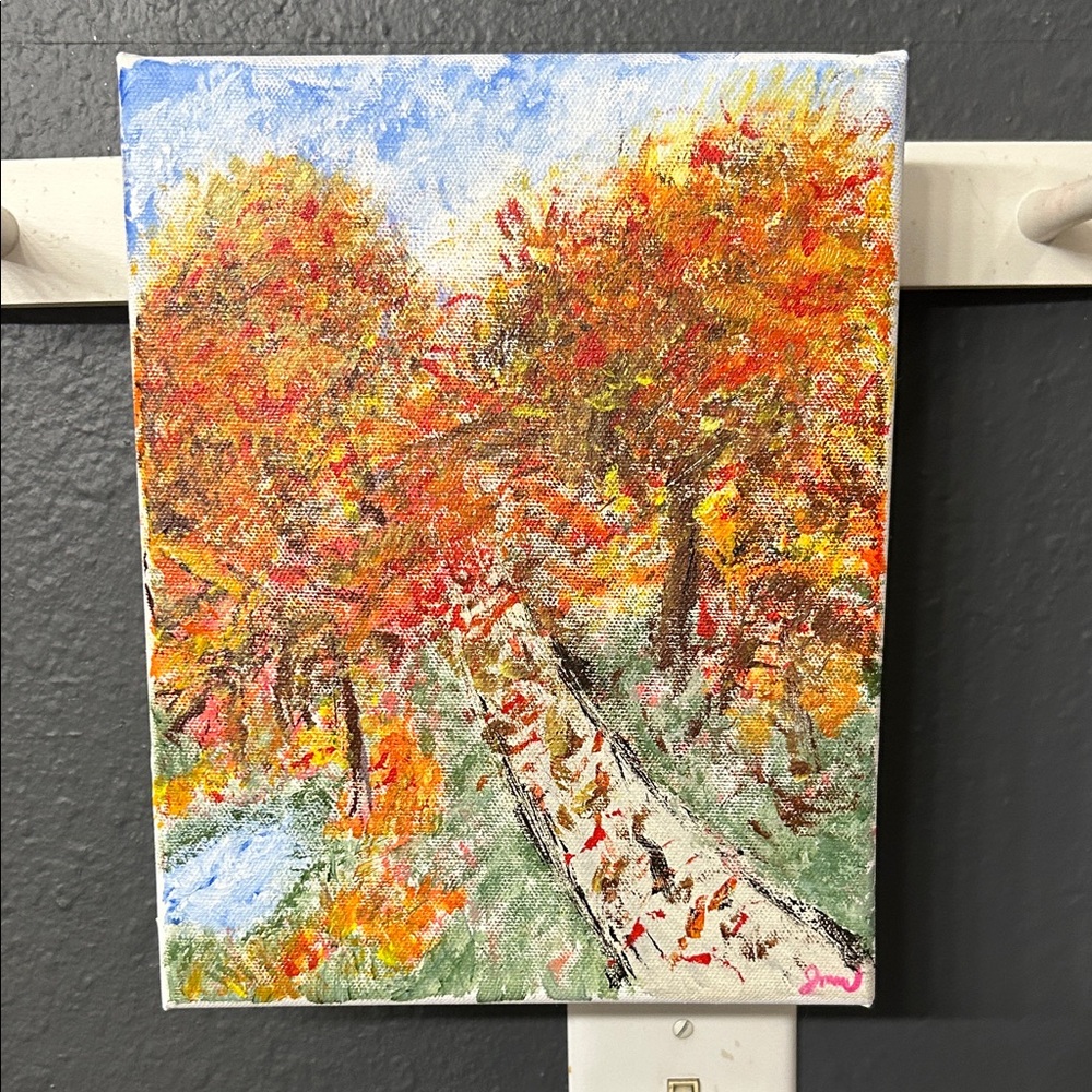 Autumn Pathway Canvas Art